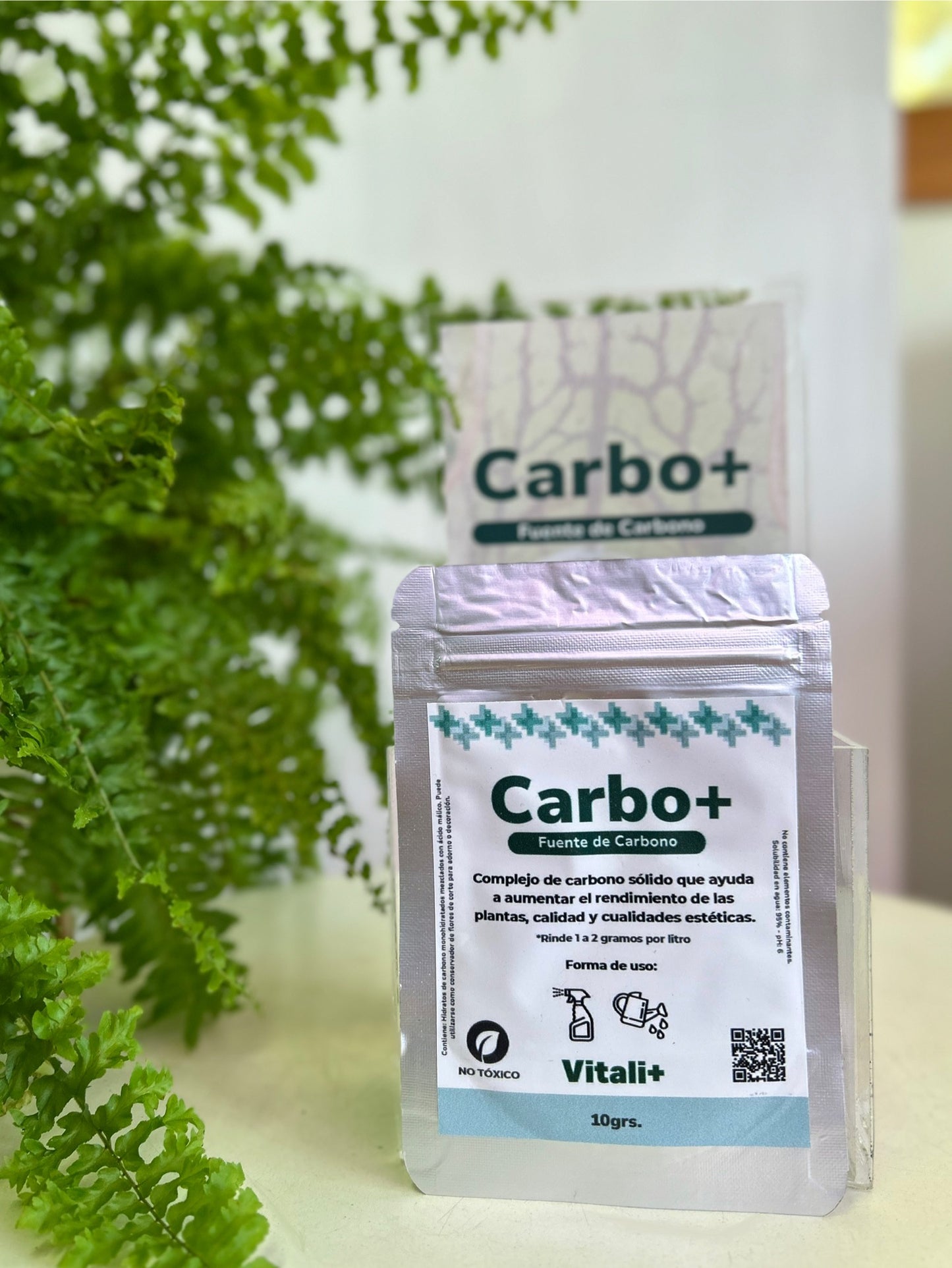 Carbono que ayuda a tus plantas a aumentar el rendimiento y calidad estética.