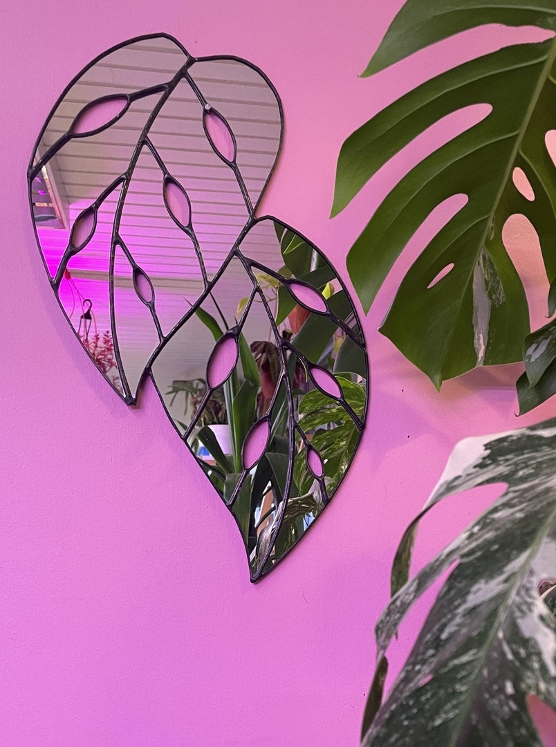 Espejo De Hoja De Monstera Adansonii M
