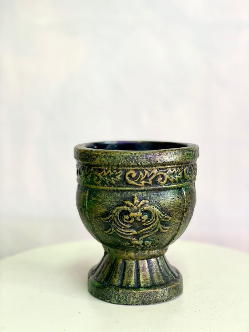 Maceta de concreto Copa 15x13 cms