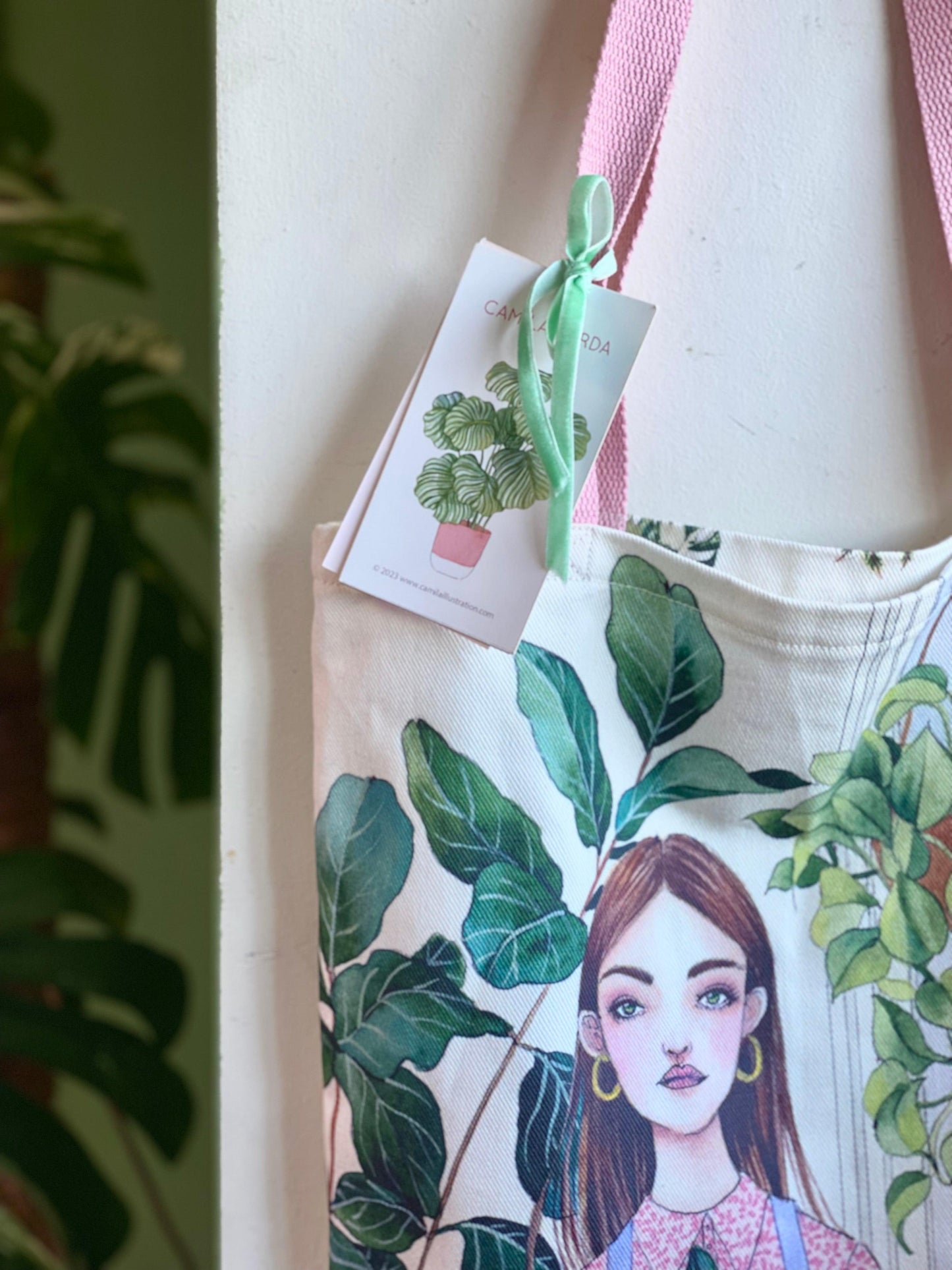 Tote Bag Plant Lady I