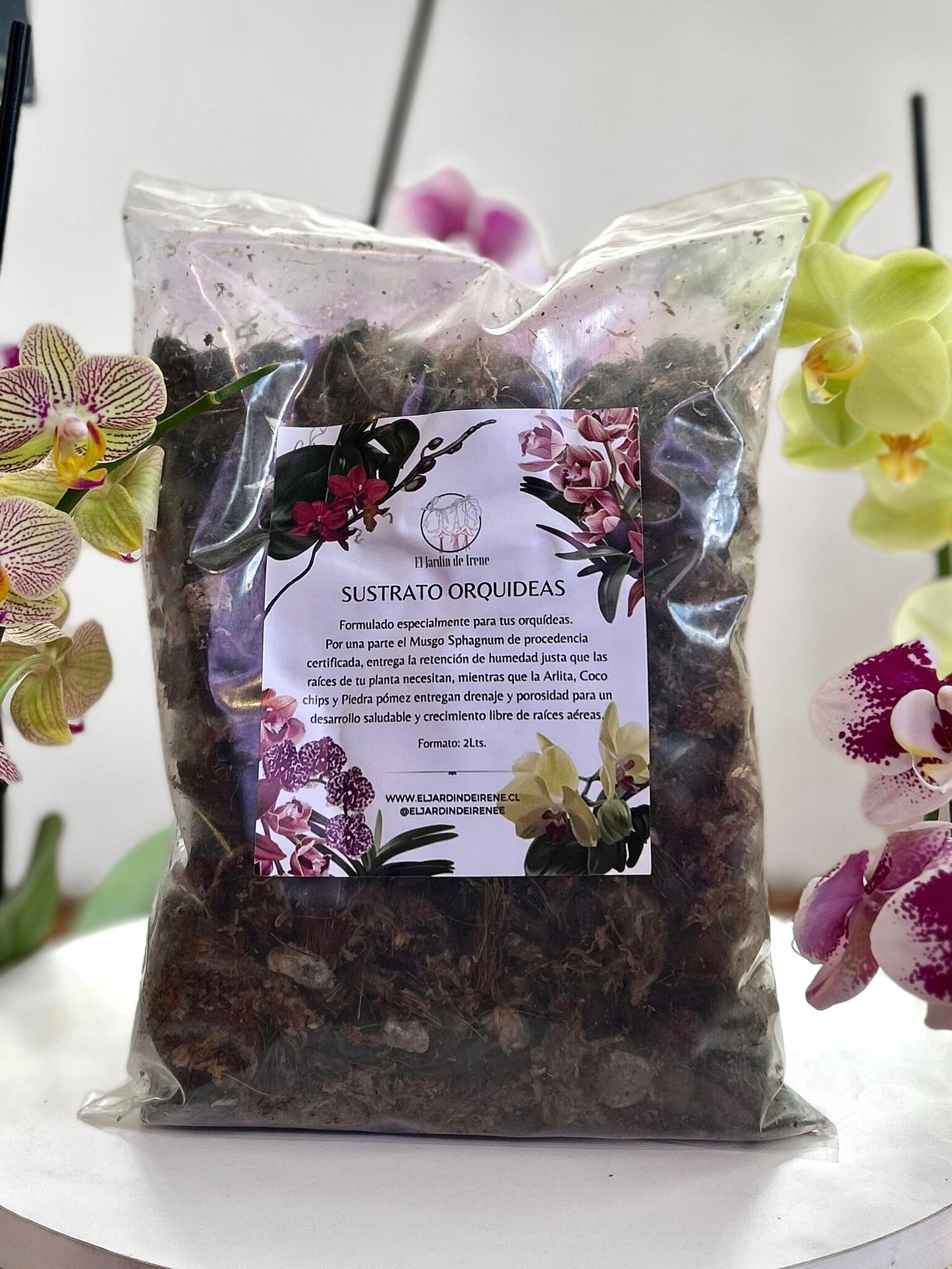 Sustrato premium para Orquídeas