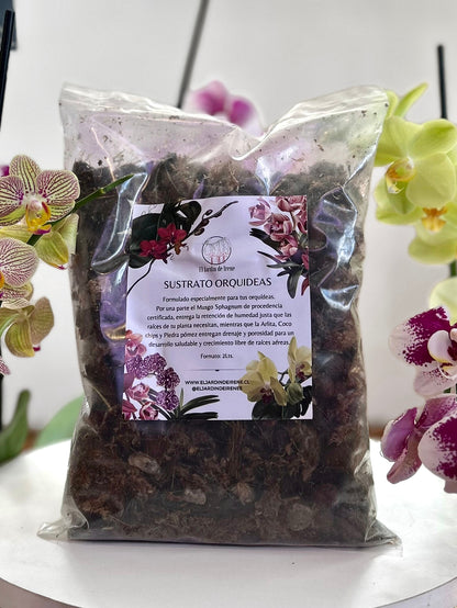 Sustrato premium para Orquídeas