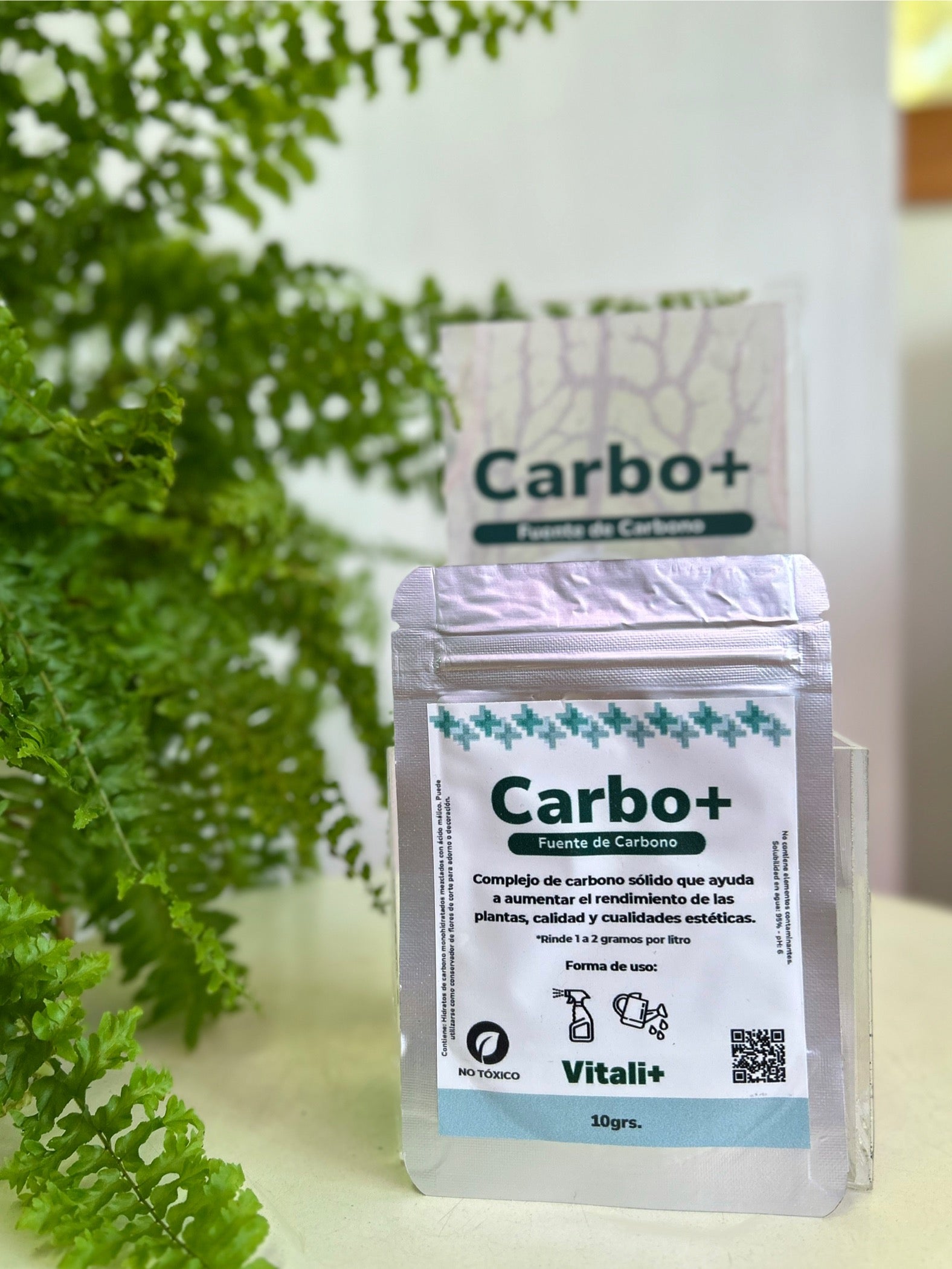 Carbono que ayuda a tus plantas a aumentar el rendimiento y calidad estética.