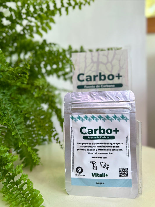 Carbono que ayuda a tus plantas a aumentar el rendimiento y calidad estética.