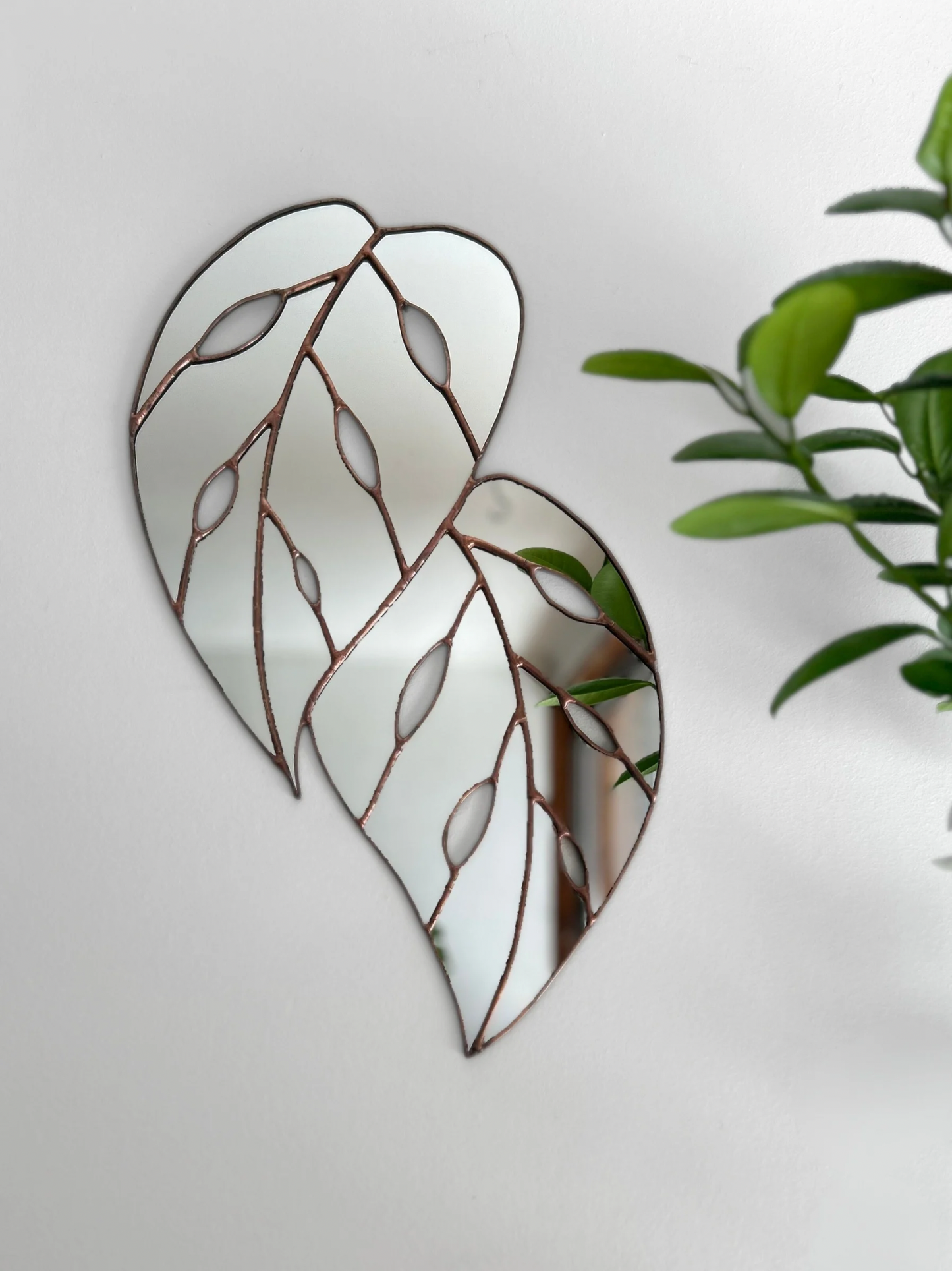 Espejo De Hoja De Monstera Adansonii M