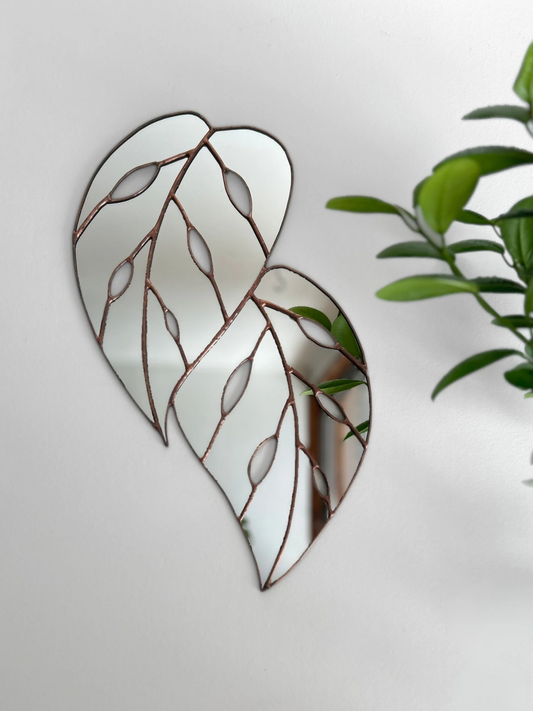 Espejo De Hoja De Monstera Adansonii M