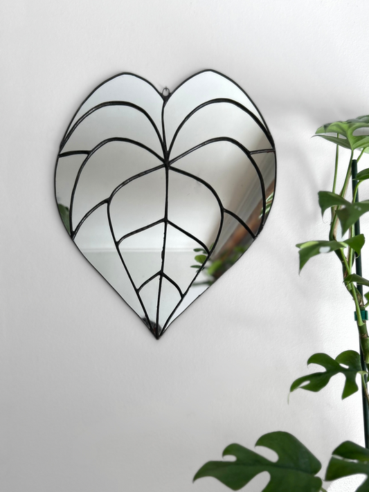 Espejo De Hoja De Anthurium Clarinervium M