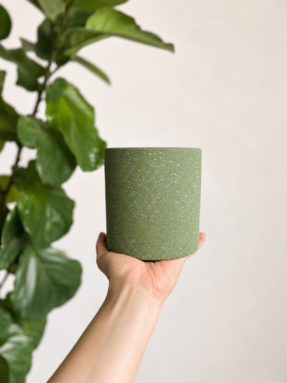 Maceta de cerámica redondo para plantas de interior y decoración botánica